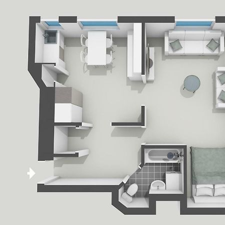 Magnificent Sea View! Luminous 1 Bedroom For Max 4 Helsinki Kültér fotó